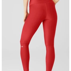ALO Yoga Women's Red  Airlift Leggings